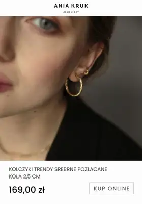 Ania Kruk - gazetka promocyjna Od 69,99 zł biżuteria pozłacana od wtorku 10.01 do niedzieli 22.01 - strona 16 Ania Kruk - gazetka promocyjna Od 69,99 zł biżuteria pozłacana od wtorku 10.01 do niedzieli 22.01 - strona 16