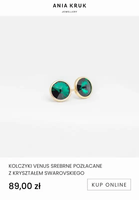 Ania Kruk - gazetka promocyjna Od 69,99 zł biżuteria pozłacana od wtorku 10.01 do niedzieli 22.01 - strona 4