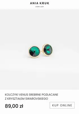 Ania Kruk - gazetka promocyjna Od 69,99 zł biżuteria pozłacana od wtorku 10.01 do niedzieli 22.01 - strona 4 Ania Kruk - gazetka promocyjna Od 69,99 zł biżuteria pozłacana od wtorku 10.01 do niedzieli 22.01 - strona 4