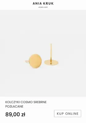 Ania Kruk - gazetka promocyjna Od 69,99 zł biżuteria pozłacana od wtorku 10.01 do niedzieli 22.01 - strona 12 Ania Kruk - gazetka promocyjna Od 69,99 zł biżuteria pozłacana od wtorku 10.01 do niedzieli 22.01 - strona 12