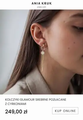 Ania Kruk - gazetka promocyjna Od 69,99 zł biżuteria pozłacana od wtorku 10.01 do niedzieli 22.01 - strona 15 Ania Kruk - gazetka promocyjna Od 69,99 zł biżuteria pozłacana od wtorku 10.01 do niedzieli 22.01 - strona 15