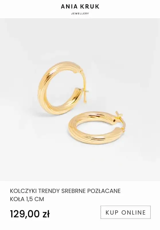 Ania Kruk - gazetka promocyjna Od 69,99 zł biżuteria pozłacana od wtorku 10.01 do niedzieli 22.01 - strona 2