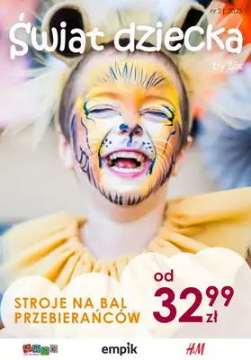 Blix - Świat Dziecka - gazetka promocyjna Od 32,99 zł stroje na bal przebierańców od czwartku 12.01 do środy 18.01