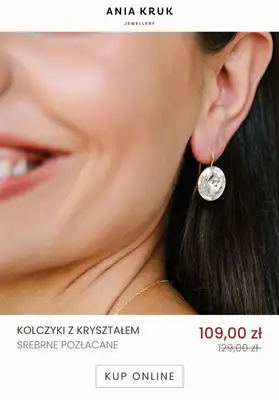 Ania Kruk - gazetka promocyjna Wyprzedaż biżuterii do -40% od soboty 14.01 do piątku 20.01 - strona 4 Ania Kruk - gazetka promocyjna Wyprzedaż biżuterii do -40% od soboty 14.01 do piątku 20.01 - strona 4