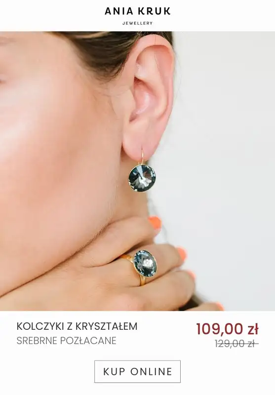 Ania Kruk - gazetka promocyjna Wyprzedaż biżuterii do -40% od soboty 14.01 do piątku 20.01 - strona 3