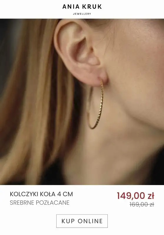 Ania Kruk - gazetka promocyjna Wyprzedaż biżuterii do -40% od soboty 14.01 do piątku 20.01 - strona 2