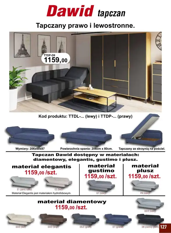 Bodzio - gazetka promocyjna Gazetka od niedzieli 01.01 do piątku 31.03 - strona 127