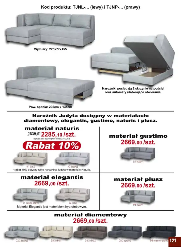 Bodzio - gazetka promocyjna Gazetka od niedzieli 01.01 do piątku 31.03 - strona 121