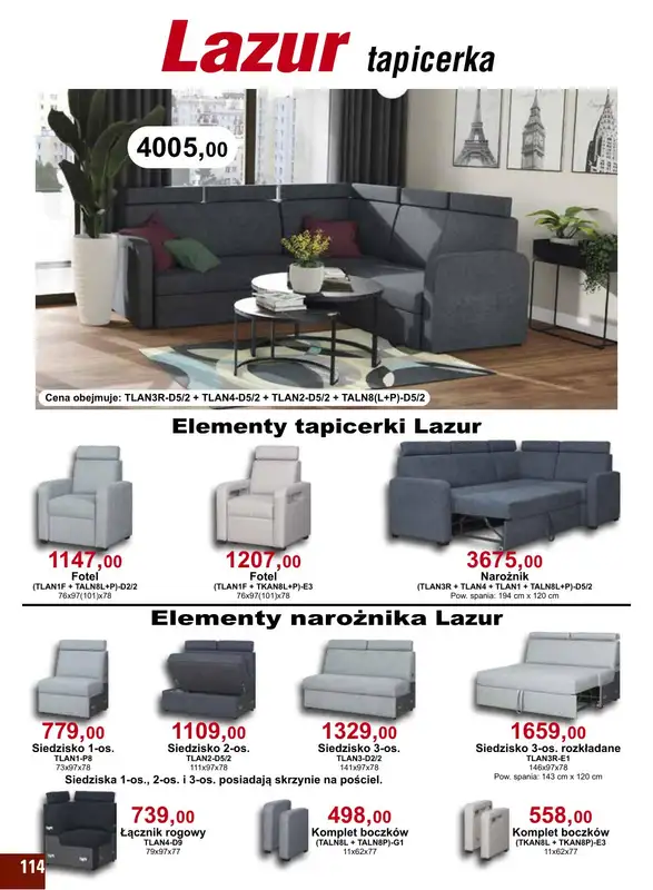 Bodzio - gazetka promocyjna Gazetka od niedzieli 01.01 do piątku 31.03 - strona 114