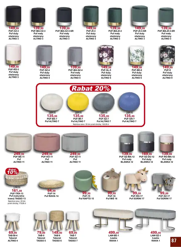 Bodzio - gazetka promocyjna Gazetka od niedzieli 01.01 do piątku 31.03 - strona 87