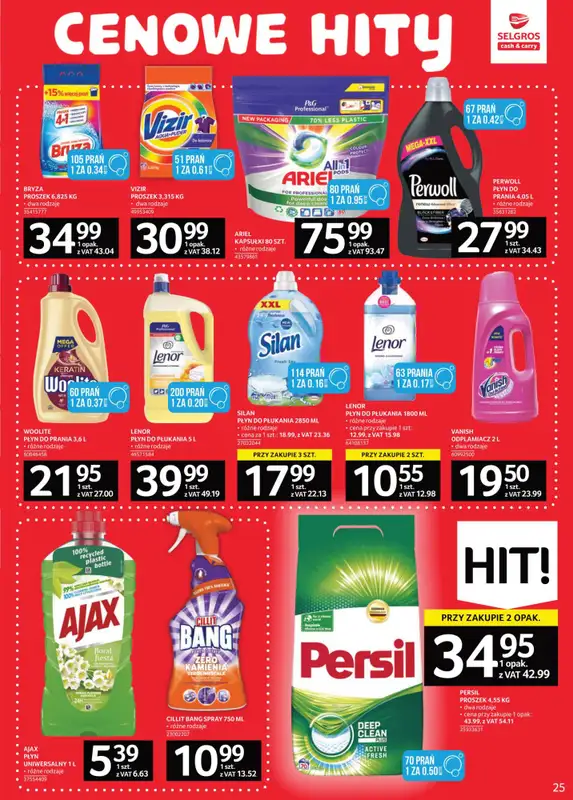 Drogerie z Blixem - gazetka promocyjna Selgros I Kosmetyki i chemia od 2,19 zł od czwartku 02.02 do środy 08.02 - strona 4