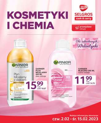 Drogerie z Blixem - gazetka promocyjna Selgros I Kosmetyki i chemia od 2,19 zł od czwartku 02.02 do środy 08.02