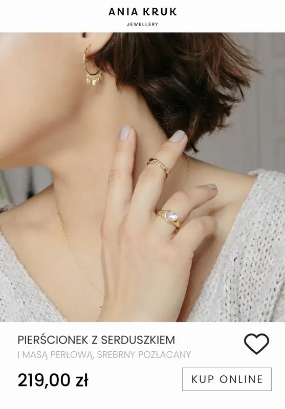 Ania Kruk - gazetka promocyjna Od 69 zł biżuteria na Walentynki od środy 01.02 do wtorku 14.02 - strona 10