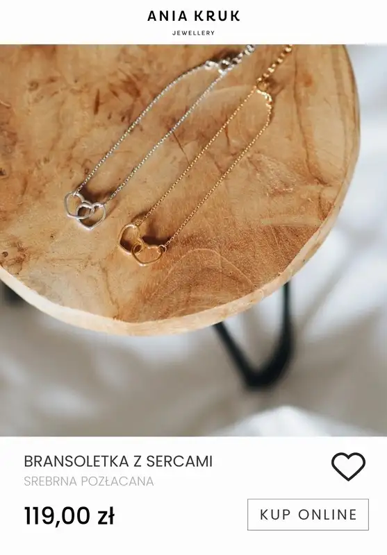 Ania Kruk - gazetka promocyjna Od 69 zł biżuteria na Walentynki od środy 01.02 do wtorku 14.02 - strona 8