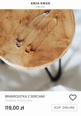 Ania Kruk - gazetka promocyjna Od 69 zł biżuteria na Walentynki od środy 01.02 do wtorku 14.02 - strona 8 Ania Kruk - gazetka promocyjna Od 69 zł biżuteria na Walentynki od środy 01.02 do wtorku 14.02 - strona 8