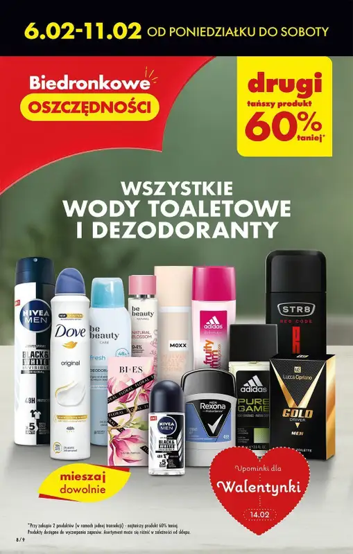 Drogerie z Blixem - gazetka promocyjna Biedronka I Kosmetyki i chemia do -60% na drugi produkt od wtorku 07.02 do soboty 11.02 - strona 2