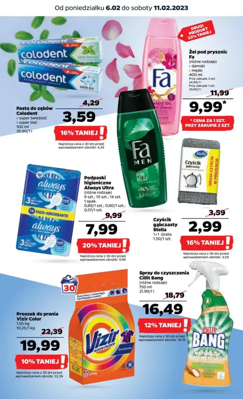 Drogerie z Blixem - gazetka promocyjna Netto I Kosmetyki i chemia do -30% od wtorku 07.02 do soboty 11.02 - strona 5