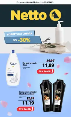 Drogerie z Blixem - gazetka promocyjna Netto I Kosmetyki i chemia do -30% od wtorku 07.02 do soboty 11.02