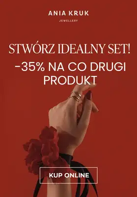 Ania Kruk - gazetka promocyjna -35% na co drugi produkt od środy 08.02 do wtorku 14.02 Ania Kruk - gazetka promocyjna -35% na co drugi produkt od środy 08.02 do wtorku 14.02