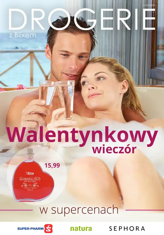 Drogerie z Blixem - gazetka promocyjna Walentynkowy wieczór w supercenach od piątku 10.02 do czwartku 16.02