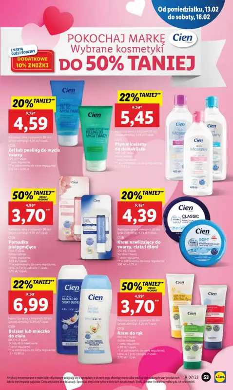 Drogerie z Blixem - gazetka promocyjna Lidl I Kosmetyki i chemia do -50% na drugi produkt od wtorku 14.02 do środy 15.02 - strona 8