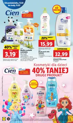 Drogerie z Blixem - gazetka promocyjna Lidl I Kosmetyki i chemia do -50% na drugi produkt od wtorku 14.02 do środy 15.02 - strona 4