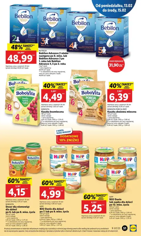 Drogerie z Blixem - gazetka promocyjna Lidl I Kosmetyki i chemia do -50% na drugi produkt od wtorku 14.02 do środy 15.02 - strona 7
