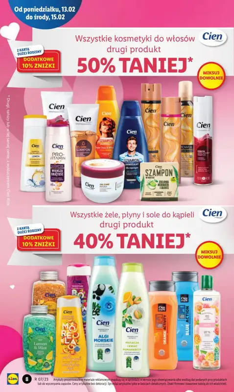 Drogerie z Blixem - gazetka promocyjna Lidl I Kosmetyki i chemia do -50% na drugi produkt od wtorku 14.02 do środy 15.02 - strona 5