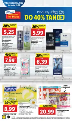 Drogerie z Blixem - gazetka promocyjna Lidl I Kosmetyki i chemia do -50% na drugi produkt od wtorku 14.02 do środy 15.02 - strona 10