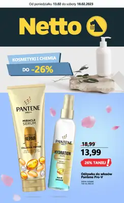 Drogerie z Blixem - gazetka promocyjna Netto I Kosmetyki i chemia do -26% od wtorku 14.02 do soboty 18.02