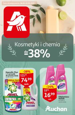 Drogerie z Blixem - gazetka promocyjna Auchan I Kosmetyki i chemia do -38% od czwartku 16.02 do środy 22.02