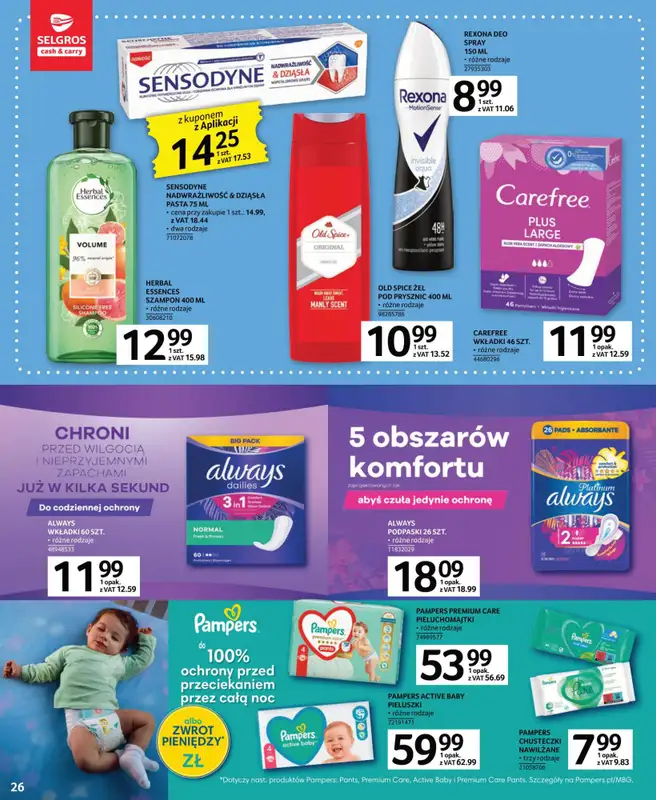Drogerie z Blixem - gazetka promocyjna Selgros I Kosmetyki i chemia od 4,59 zł od czwartku 16.02  - strona 7