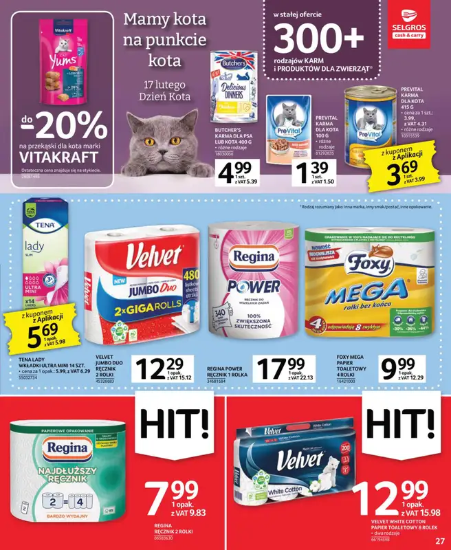 Drogerie z Blixem - gazetka promocyjna Selgros I Kosmetyki i chemia od 4,59 zł od czwartku 16.02  - strona 8