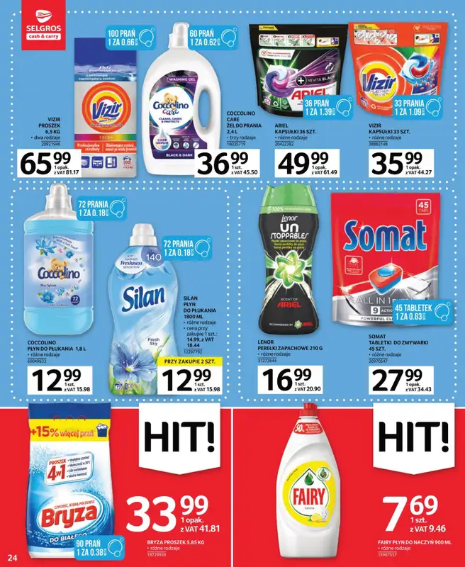 Drogerie z Blixem - gazetka promocyjna Selgros I Kosmetyki i chemia od 4,59 zł od czwartku 16.02  - strona 6