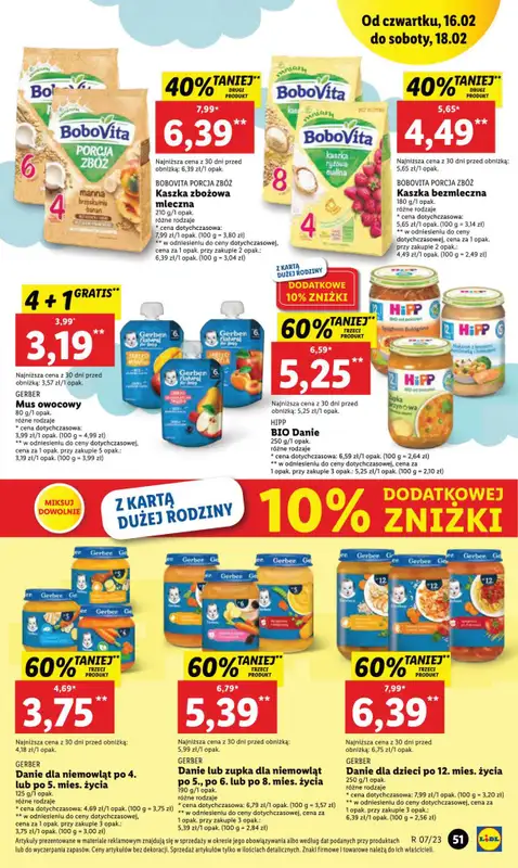 Drogerie z Blixem - gazetka promocyjna Lidl I Kosmetyki i chemia do -58% na drugi produkt od czwartku 16.02 do soboty 18.02 - strona 4