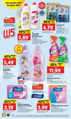 Drogerie z Blixem - gazetka promocyjna Lidl I Kosmetyki i chemia do -58% na drugi produkt od czwartku 16.02 do soboty 18.02 - strona 5
