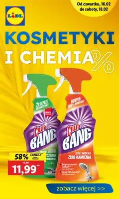 Drogerie z Blixem - gazetka promocyjna Lidl I Kosmetyki i chemia do -58% na drugi produkt od czwartku 16.02 do soboty 18.02