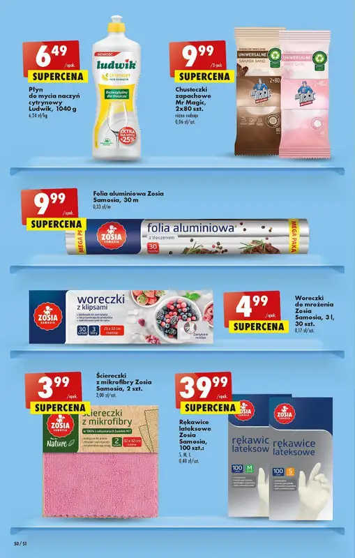 Drogerie z Blixem - gazetka promocyjna Biedronka I Chemia domowa od 6,49 zł od czwartku 16.02 do środy 22.02 - strona 6