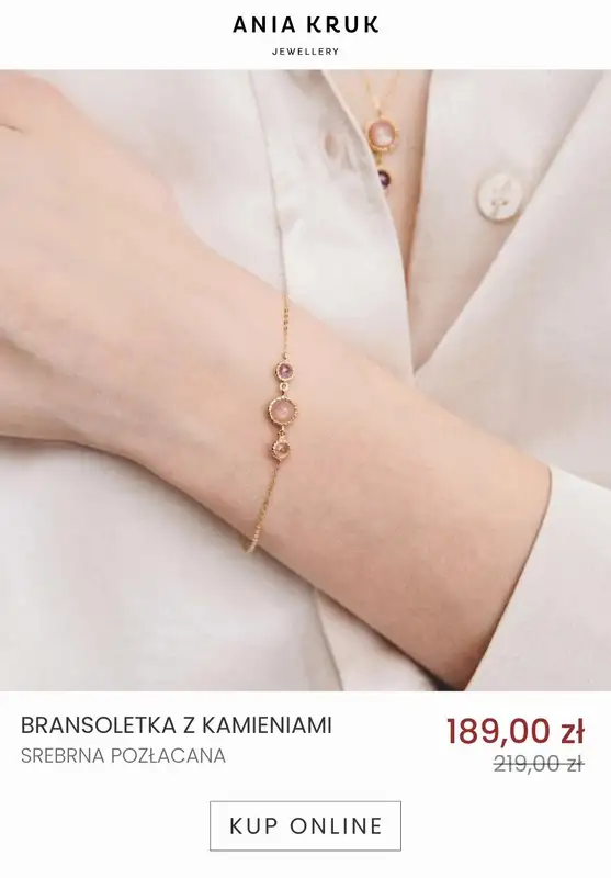 Ania Kruk - gazetka promocyjna Wyprzedaż biżuterii od czwartku 23.02 do niedzieli 19.03 - strona 10