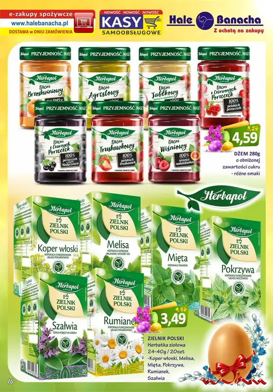 Hale Banacha - gazetka promocyjna Hale Banacha_Warszawa od czwartku 09.03 do soboty 08.04 - strona 16