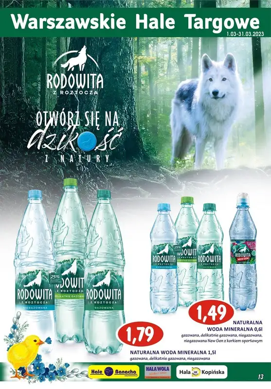 Hale Banacha - gazetka promocyjna Hale Banacha_Warszawa od czwartku 09.03 do soboty 08.04 - strona 13