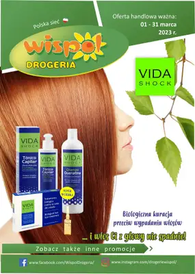 Drogeria Wispol - gazetka promocyjna Gazetka od wtorku 07.03 do piątku 31.03