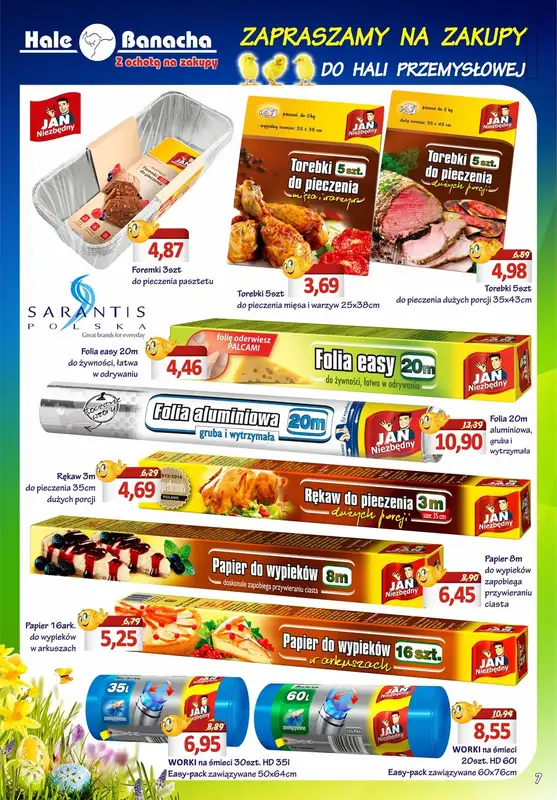 Hale Banacha - gazetka promocyjna Hale Banacha z ochotą na zakupy od czwartku 09.03 do soboty 08.04 - strona 7