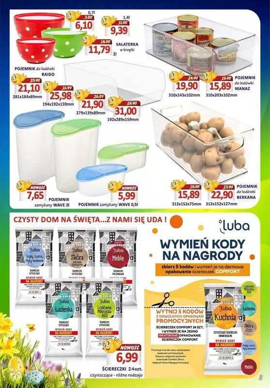 Hale Banacha - gazetka promocyjna Hale Banacha z ochotą na zakupy od czwartku 09.03 do soboty 08.04 - strona 3
