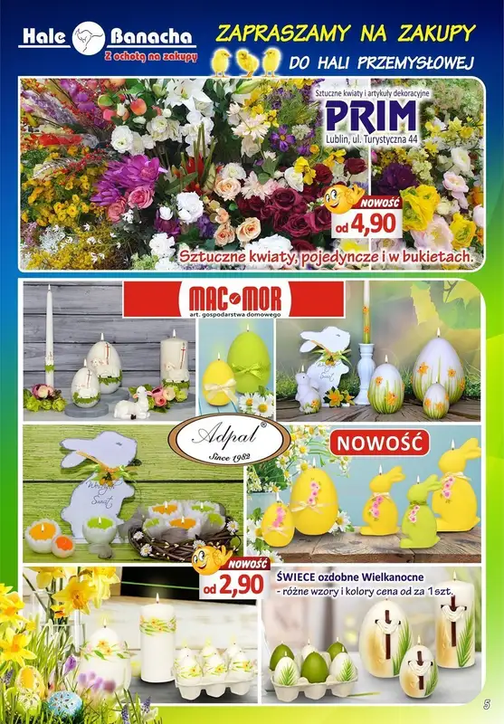 Hale Banacha - gazetka promocyjna Hale Banacha z ochotą na zakupy od czwartku 09.03 do soboty 08.04 - strona 5