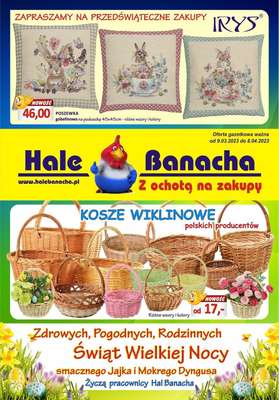 Hale Banacha - gazetka promocyjna Hale Banacha z ochotą na zakupy od czwartku 09.03 do soboty 08.04