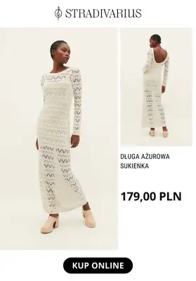 Stradivarius - gazetka promocyjna NOWOŚCI od 79,90 zł ażurowe dzianiny i nie tylko od poniedziałku 13.03  - strona 9