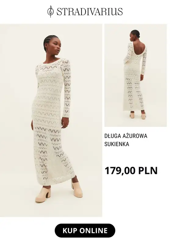 Stradivarius - gazetka promocyjna NOWOŚCI od 79,90 zł ażurowe dzianiny i nie tylko od poniedziałku 13.03  - strona 9