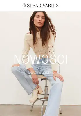 Stradivarius - gazetka promocyjna NOWOŚCI od 79,90 zł ażurowe dzianiny i nie tylko od poniedziałku 13.03 