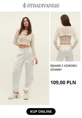 Stradivarius - gazetka promocyjna NOWOŚCI od 79,90 zł ażurowe dzianiny i nie tylko od poniedziałku 13.03  - strona 7